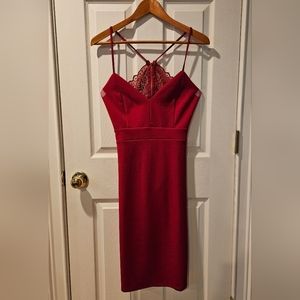 O'Delilah Women Bodycon Red Dress Size M